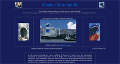 Desktop Screenshot of marine-marchande.net