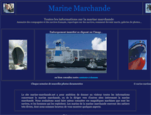 Tablet Screenshot of marine-marchande.net
